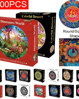 1000 قطعة الآلاف من الألوان قوس قزح لفائف سلسلة الأطفال هدية اللغز لعبة ألعاب تعليمية بازل