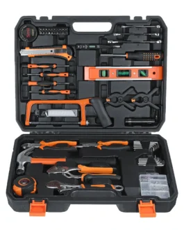 218 Piece Socket Wrench Auto Repair Tool Mixed Tool Set Hand Tool Kit with Plastic Toolbox Storage Case