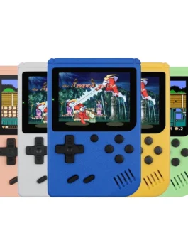 500 لعبة ريترو وحدة تحكم ألعاب محمولة 8 بت 3.0 بوصة اللون LCD أطفال محمولة صغيرة فيديو لعبة