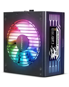 BlitzWolf®BW-GP1 550 750W ATX مزود طاقة معياري بالكامل 80Plus Gold معتمد مع ARGB