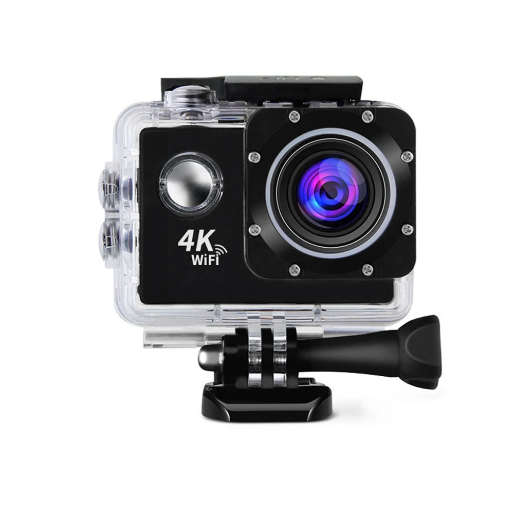 كاميرا رياضية واي فاي خارجية صغيرة 4K 30M مقاومة للماء HD Action Cam 1080P DV - الغوص وركوب الأمواج والتصوير الجبلي