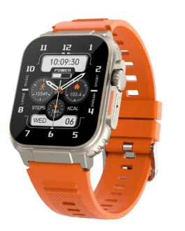 أ 70 1.96 بوصة عالي الوضوح شاشة قلب معدل دم الضغط SpO2 مراقب BT5.0 600 مللي أمبير TWS اتصال ذكي Watch