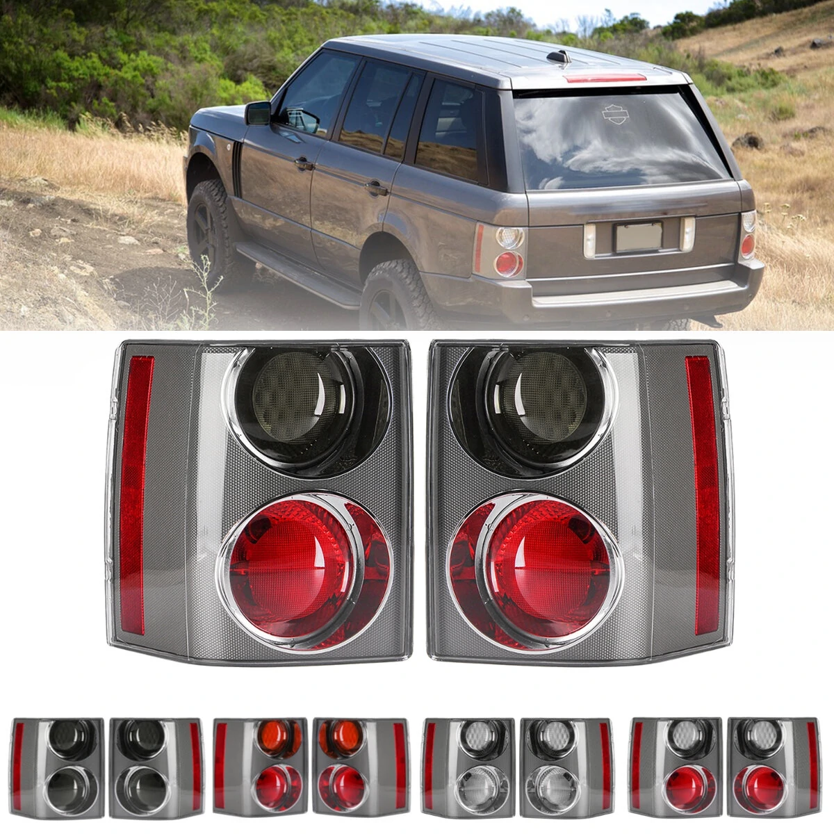 السيارة الخلفي الذيل ضوء الجمعية مصباح زوج الفرامل لرينج روفر فوغ L322 2002-2009
