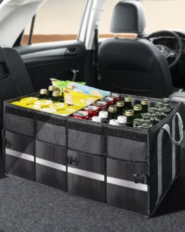 باسيوس 60 لتر صندوق تخزين صندوق السيارة ضد للماء كبير سعة تصميم قابل للطي