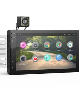 كراك K-CS01 7 بوصة 2 Din لـ أندرويد 9.0 Car Stereo Carplay FM AM RDS Radio MP5 Player 2G + 32G أندرويد Auto GPS WIFI بلوتوث with 12 LED Rear الة تصوير