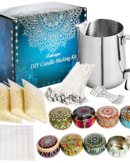 مجموعة أدوات صنع الشموع العملية ذاتية الصنع ، مجموعة أدوات صناعة الشموع ، مجموعة صب فتائل الشمع