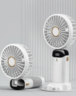 مروحة محمولة باليد للمكتب وسطح المكتب متعددة الوظائف قابلة للطي