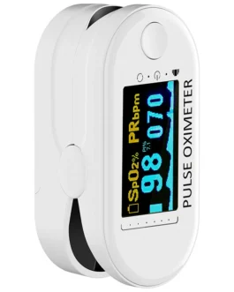 مقياس التأكسج النبضي بمشبك الإصبع OLED عالي الوضوح - مراقبة مستويات الأكسجين في الدم أثناء التنقل