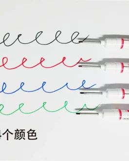 مجموعة أقلام تحديد برأس طويلة 20 مم من 6 قطع لقلم تثقيب معدني - ديكور النجارة للحمام مقاوم للماء